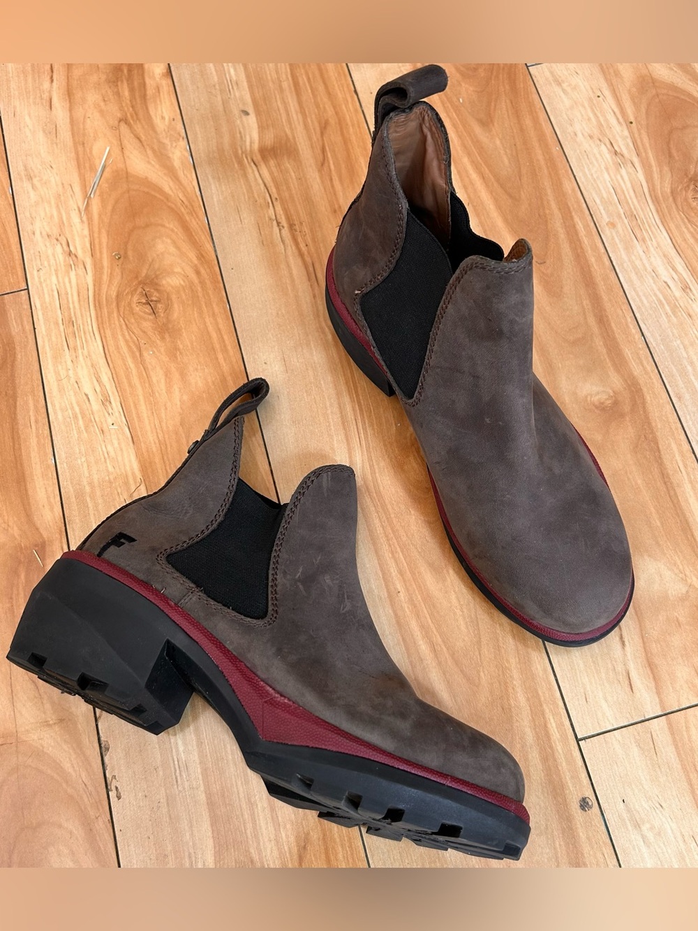 John Fluevog Mens Brown Boots Sz 7